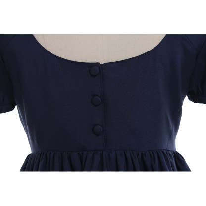 Regency Purple Medieval Renaissance Dress - Noble Tea Party Gown for Women-Astricos