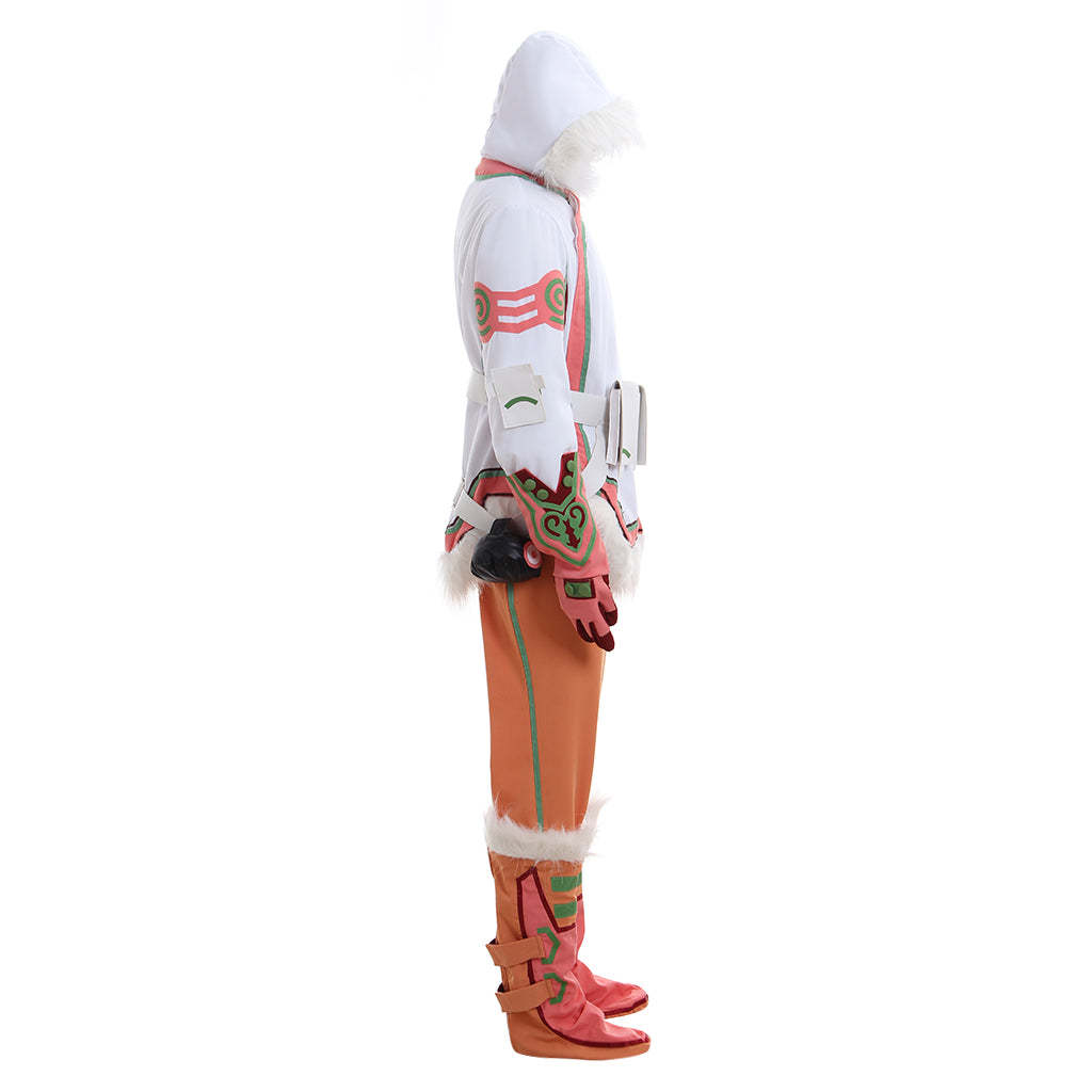 Mei Overwatch Cosplay Costume - Orange Skins Battle Uniform Suit for Fans-Astricos