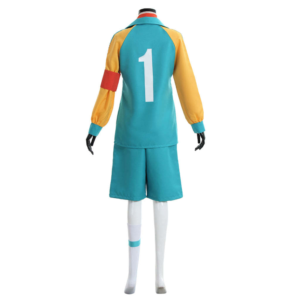 Inazuma Eleven Mamoru Endou Mark Evans Authentic Sports Jersey Cosplay Costume-Astricos