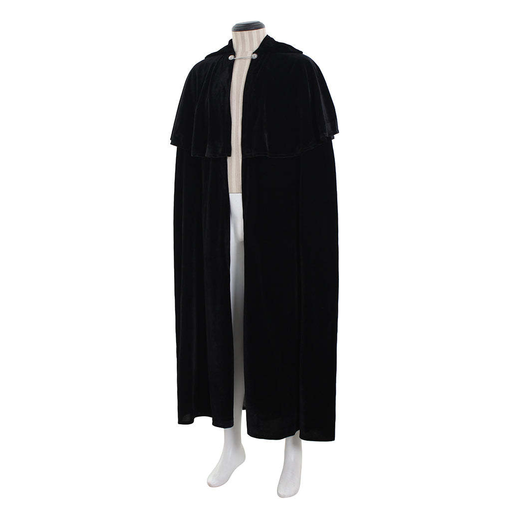 Unisex Black Canary Vampire Demon Cape - Halloween & Cosplay Costume for Witches, Wizards, and More-Astricos