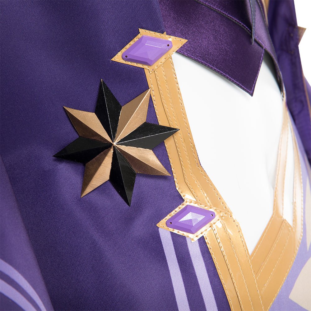 Genshin Impact Thunder Scribe Mage Cosplay Costume - Electrifying Character Outfit-Astricos