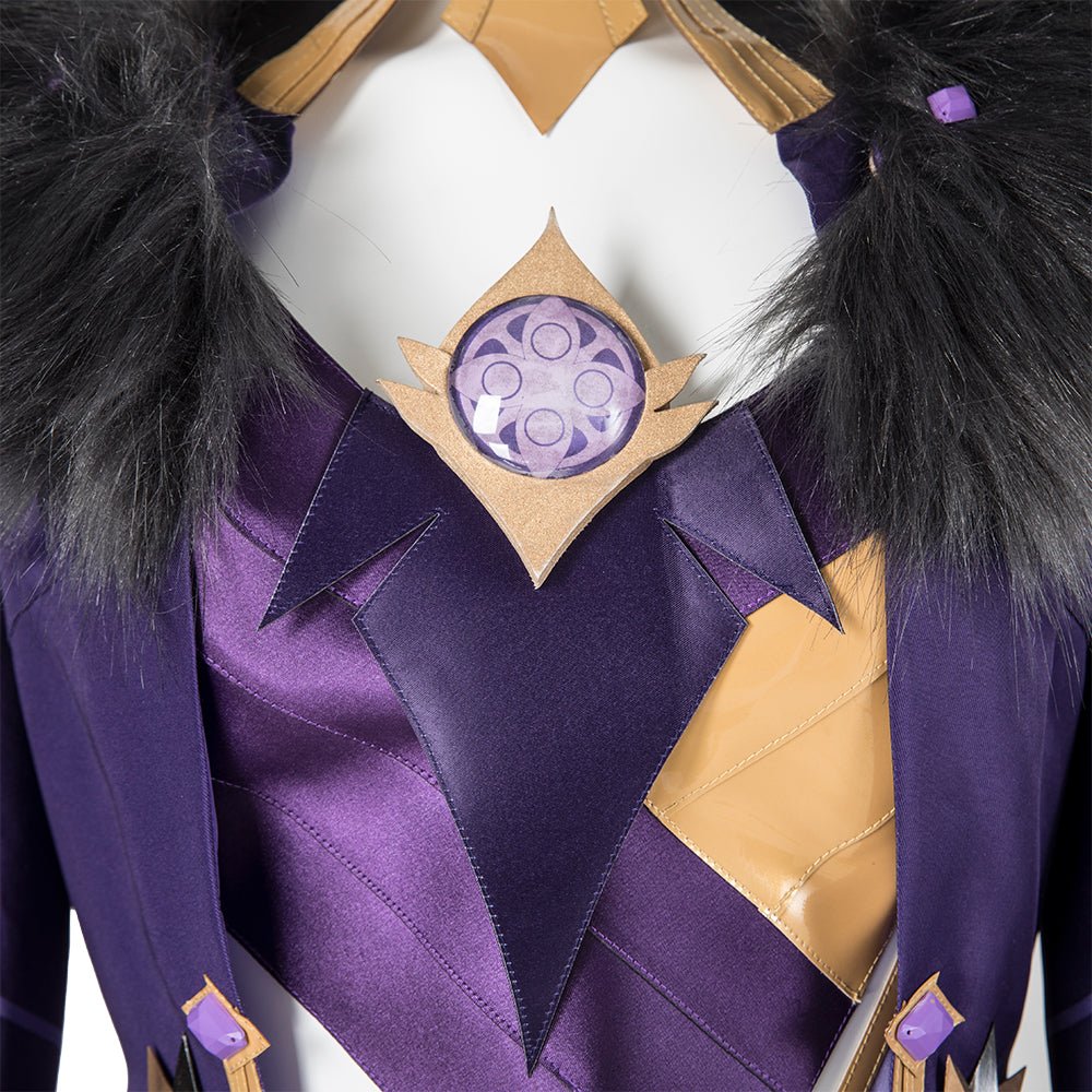 Genshin Impact Thunder Scribe Mage Cosplay Costume - Electrifying Character Outfit-Astricos