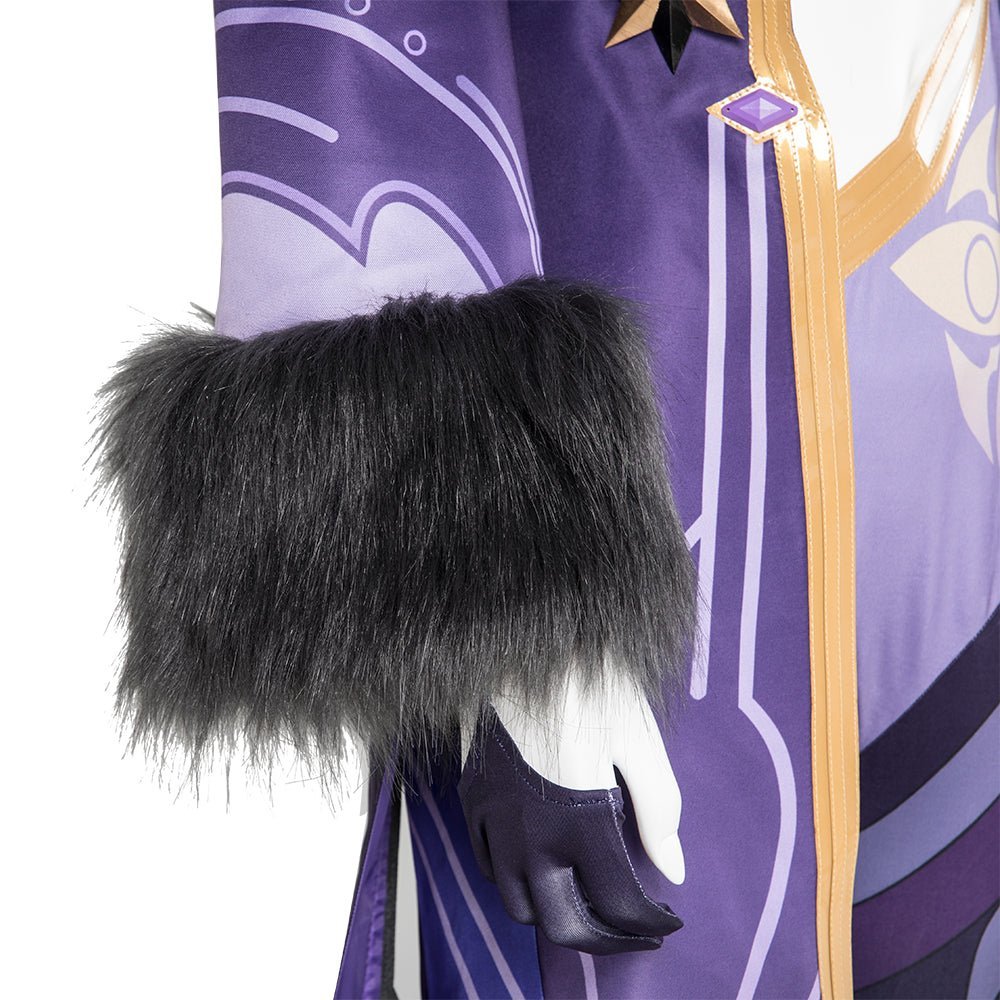 Genshin Impact Thunder Scribe Mage Cosplay Costume - Electrifying Character Outfit-Astricos