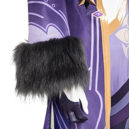 Genshin Impact Thunder Scribe Mage Cosplay Costume - Electrifying Character Outfit-Astricos