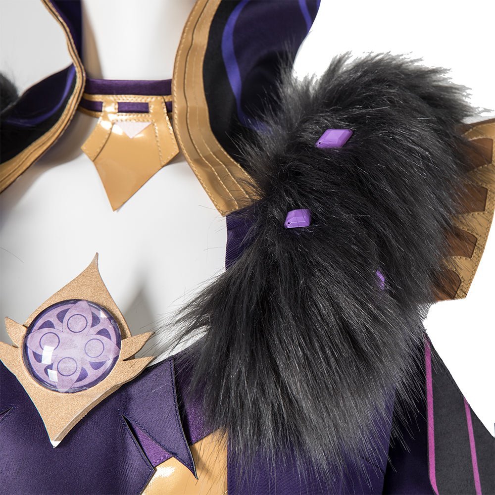 Genshin Impact Thunder Scribe Mage Cosplay Costume - Electrifying Character Outfit-Astricos