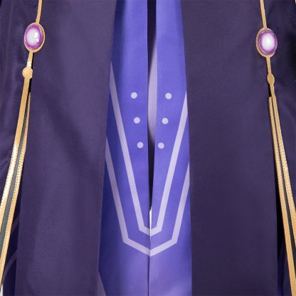 Genshin Impact Thunder Scribe Mage Cosplay Costume - Electrifying Character Outfit-Astricos