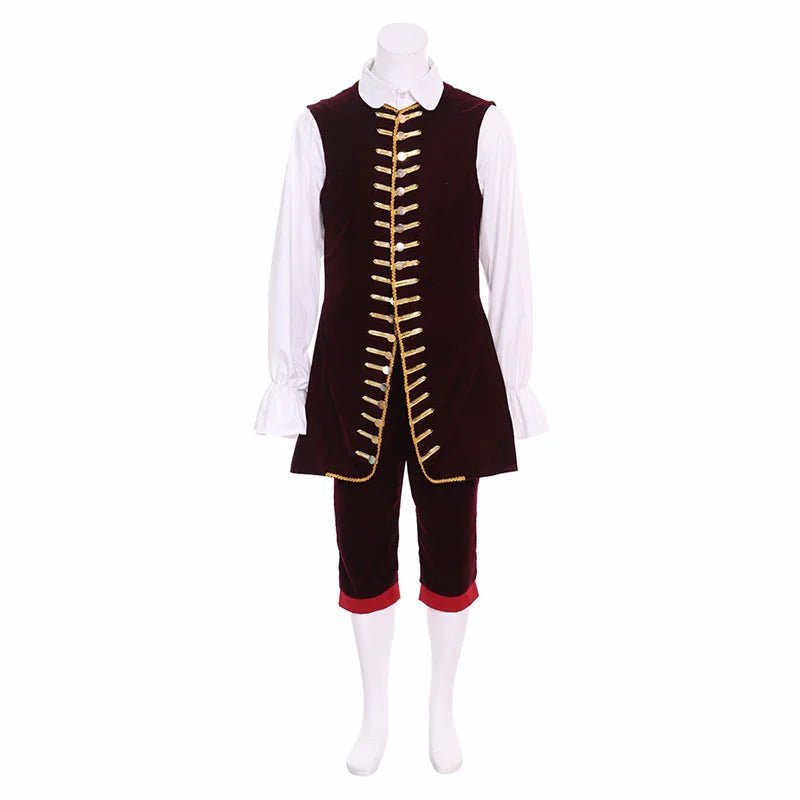 18th Century Men’s British Breeches & Vest Suit - Marie Antoinette Cosplay Costume | Astricos-Astricos