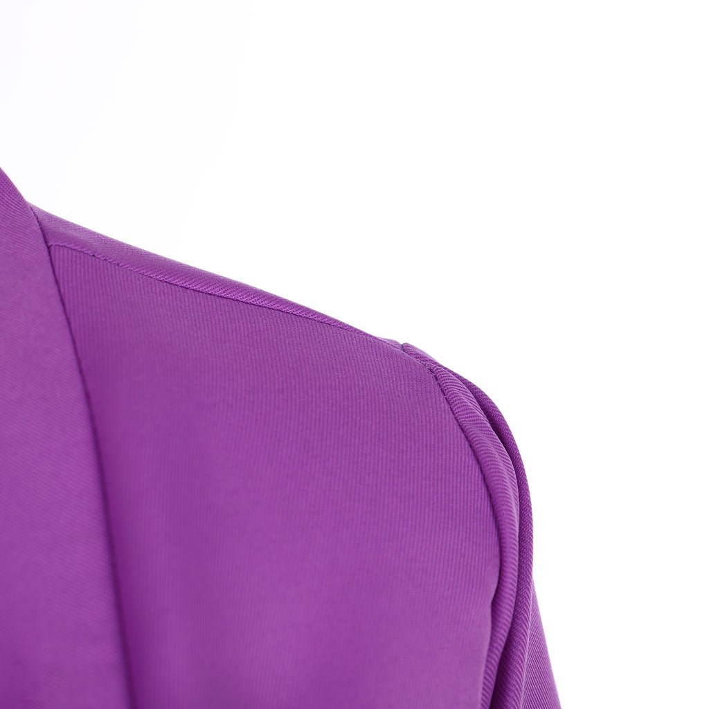 Elegant Long Purple Robe with Fitted Jumpsuit - Anime Cosplay Costume for Fans-Astricos