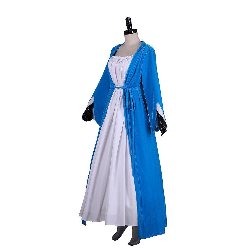 Elizabeth Schuyler Hamilton Cosplay Blue Dress Coat | Hamilton Broadway Costume-Astricos