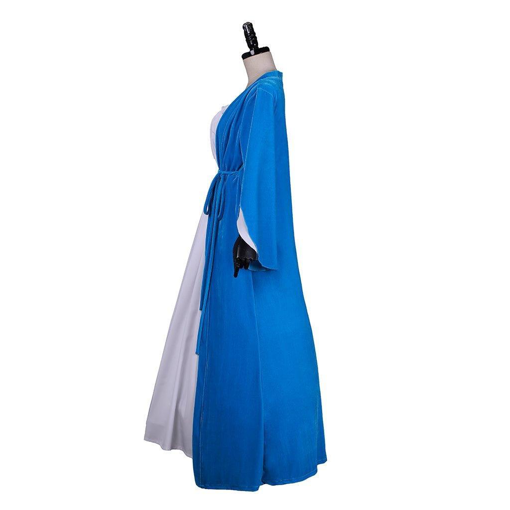 Elizabeth Schuyler Hamilton Cosplay Blue Dress Coat | Hamilton Broadway Costume-Astricos