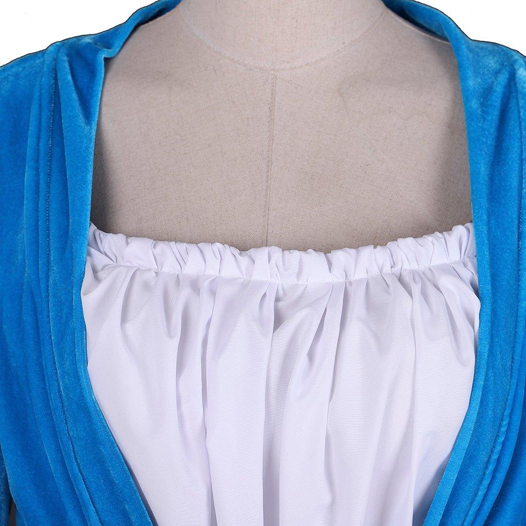 Elizabeth Schuyler Hamilton Cosplay Blue Dress Coat | Hamilton Broadway Costume-Astricos