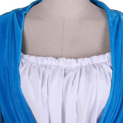 Elizabeth Schuyler Hamilton Cosplay Blue Dress Coat | Hamilton Broadway Costume-Astricos