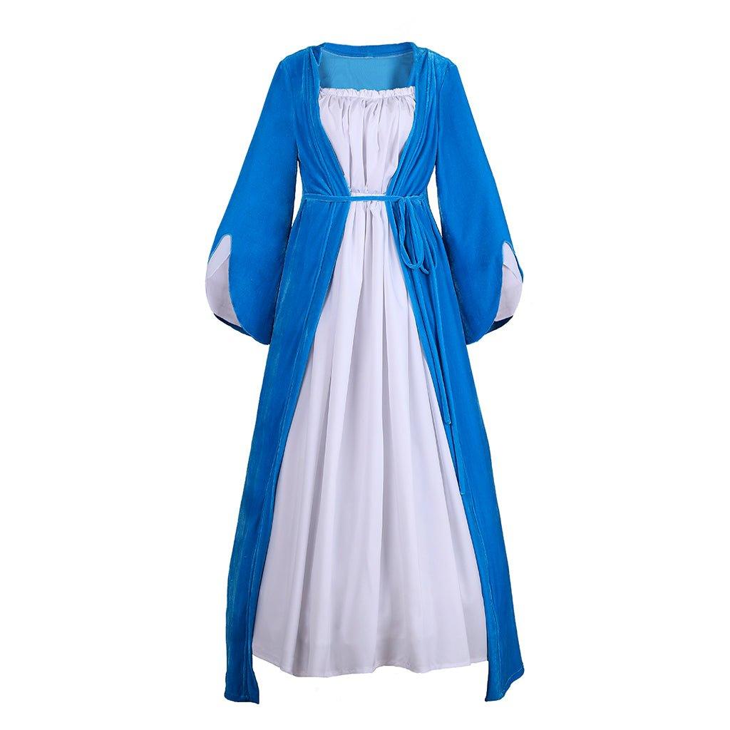 Elizabeth Schuyler Hamilton Cosplay Blue Dress Coat | Hamilton Broadway Costume-Astricos