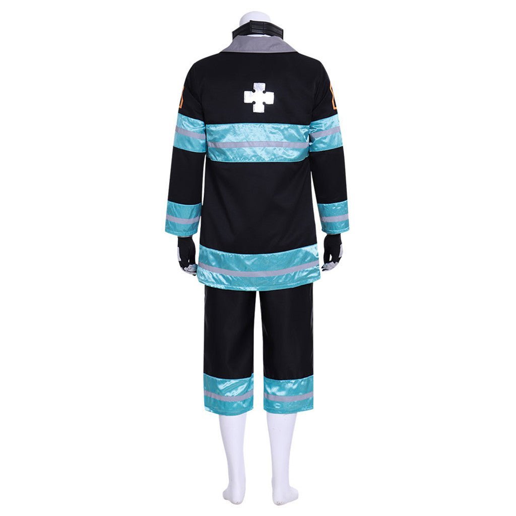 Fire Force Anime Enen no Shouboutai Men's Work Clothes Cosplay Costume-Astricos
