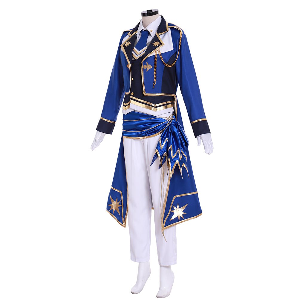 Ensemble Stars Holy Knight of the Golden Lion Leo Tsukinaga Bloomed Cosplay Costume - Authentic Design-Astricos