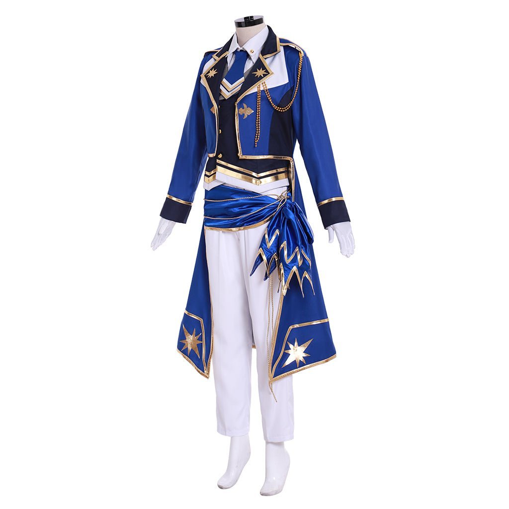 Ensemble Stars Holy Knight of the Golden Lion Leo Tsukinaga Bloomed Cosplay Costume - Authentic Design-Astricos