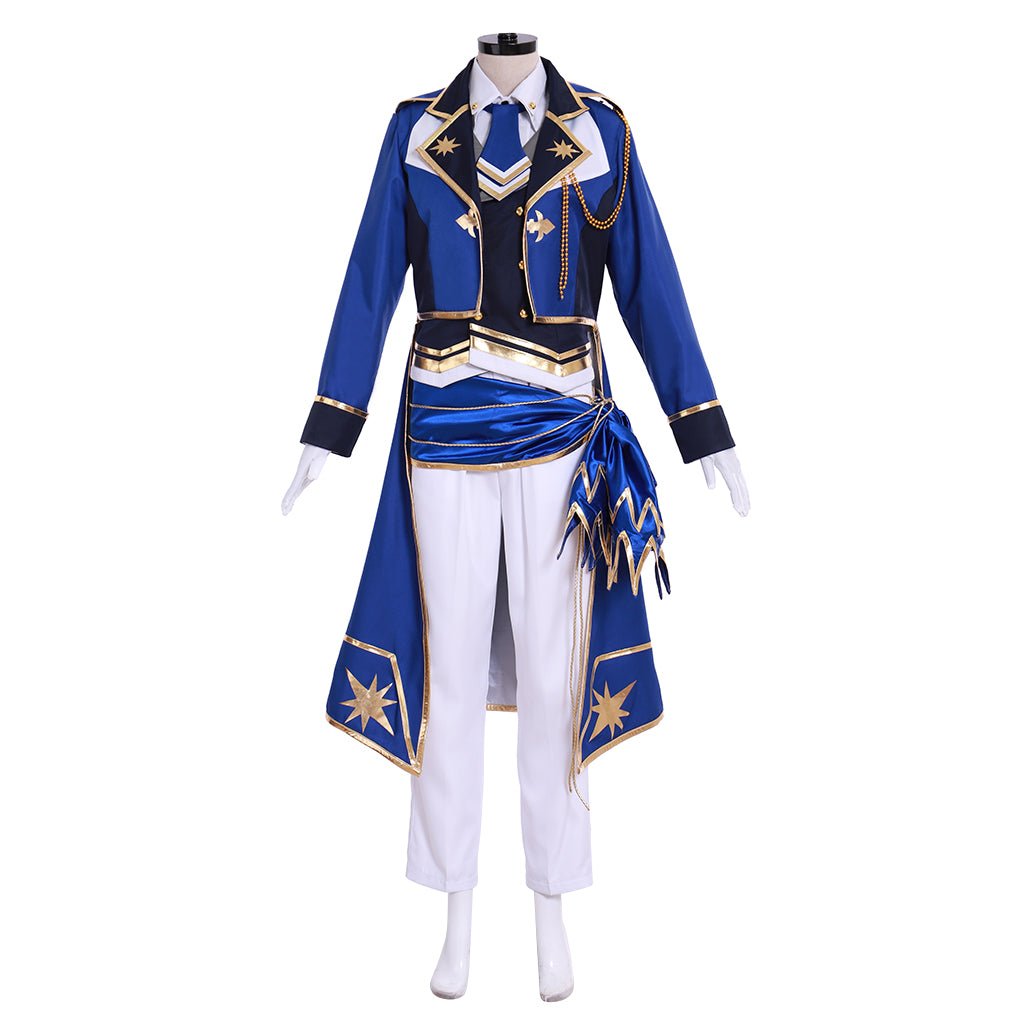 Ensemble Stars Holy Knight of the Golden Lion Leo Tsukinaga Bloomed Cosplay Costume - Authentic Design-Astricos