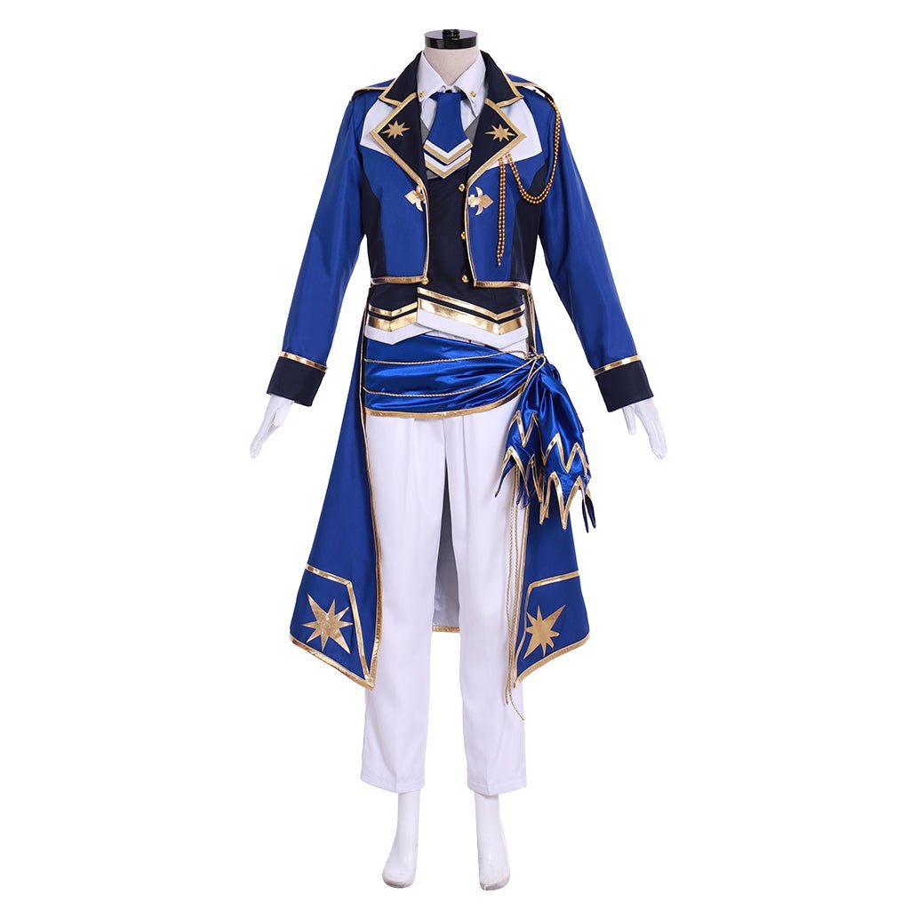 Ensemble Stars Holy Knight of the Golden Lion Leo Tsukinaga Bloomed Cosplay Costume - Authentic Design-Astricos
