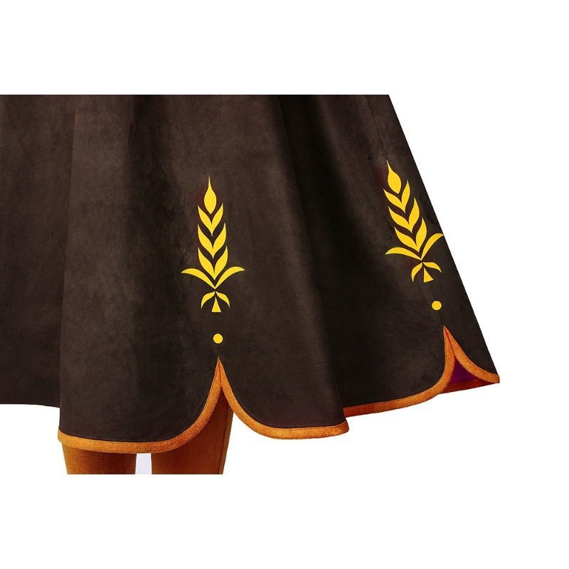 Epic Frozen II Anna Cosplay Costume - Embrace the Magic of Arendelle - Astricos