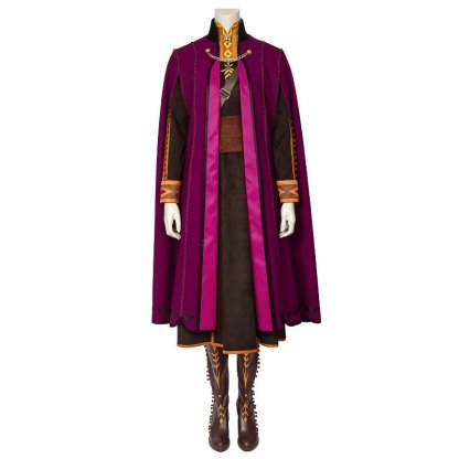 Epic Frozen II Anna Cosplay Costume - Embrace the Magic of Arendelle - Astricos