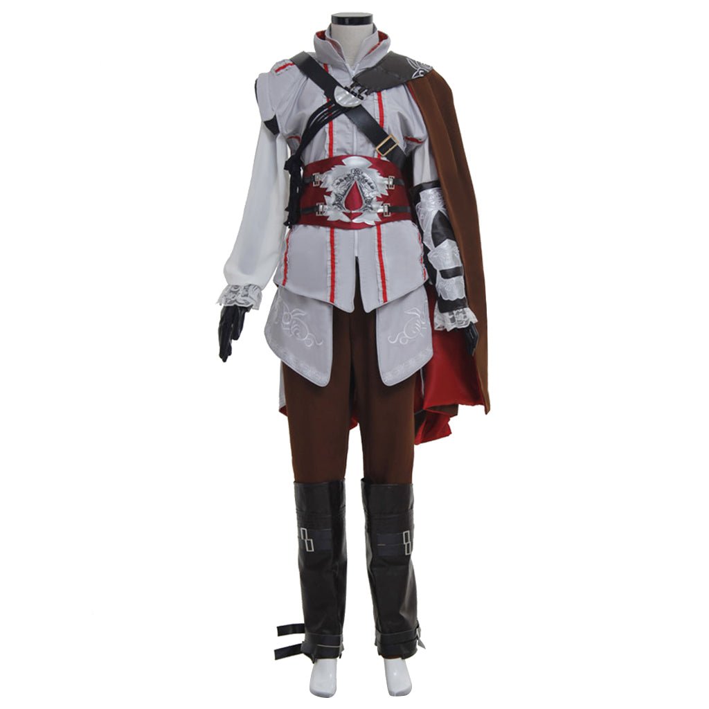 Ezio Auditore da Firenze Assassin's Creed Cosplay Costume | Premium Renaissance Robes & Black Cape-Astricos