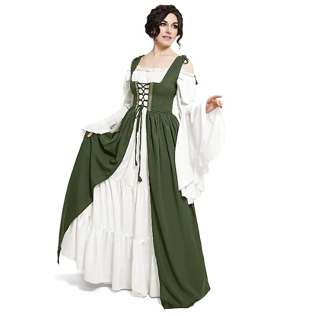 Medieval Court Corset‑Style Gown, Custom‑Made for Medieval Themed Events