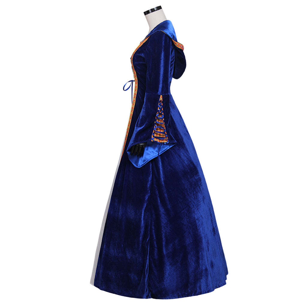 Medieval Retro Southern Dress - Women's Halloween Cosplay Court Noble Robe with Bell Sleeves-Astricos