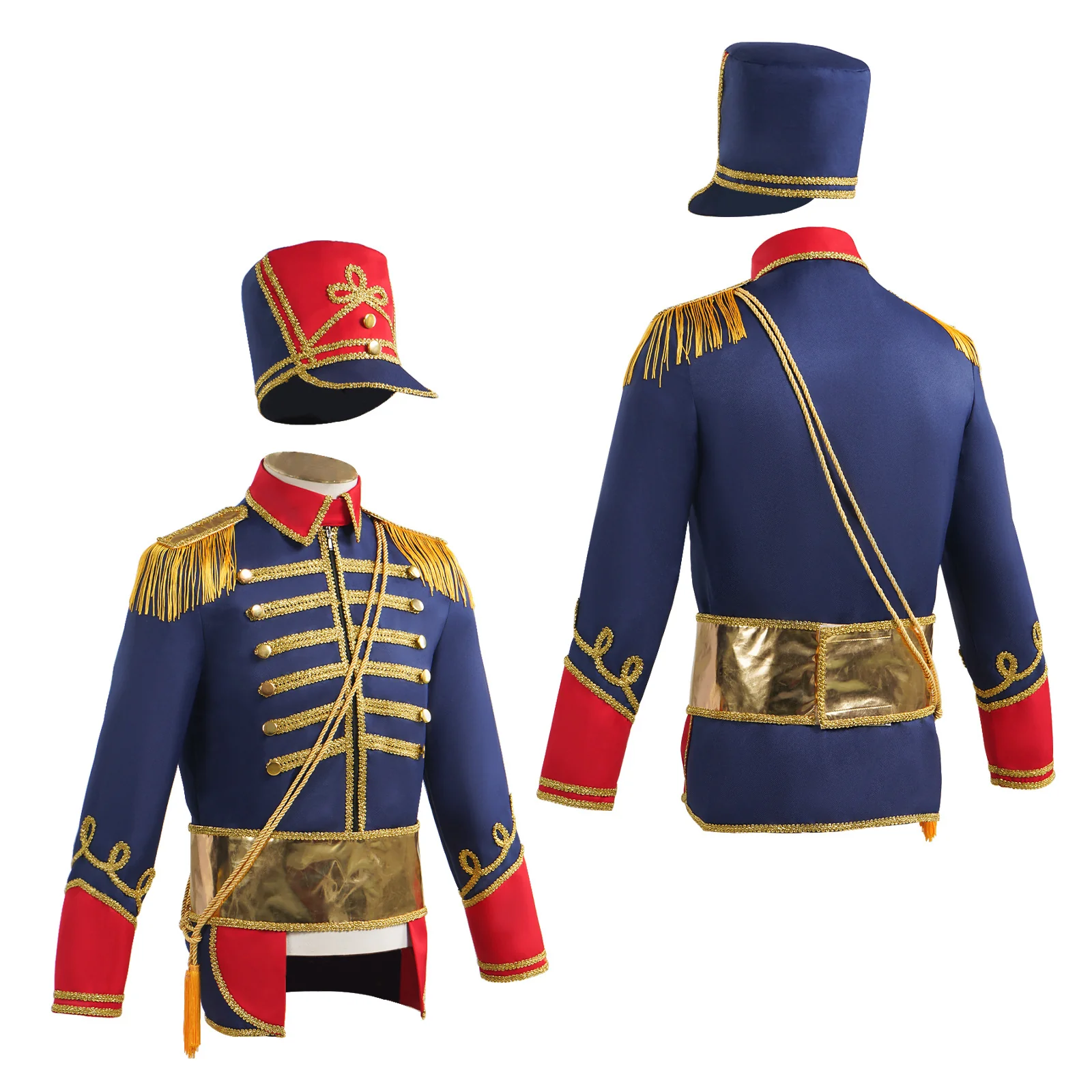European Marshal Court Jacket with Hat, Custom‑Made for Medieval & Halloween Events