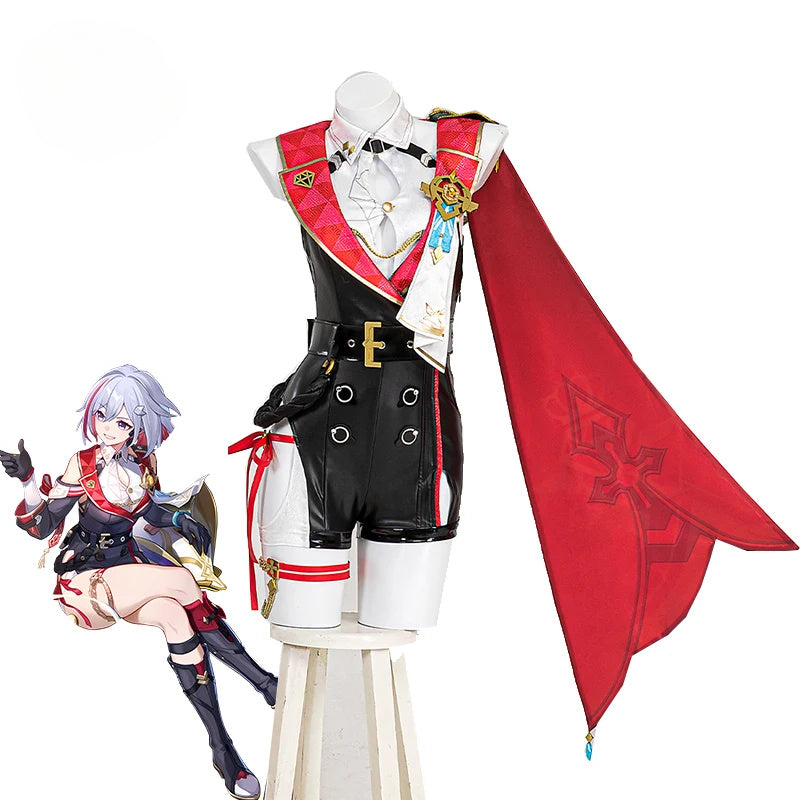 Honkai Star Rail Topaz & Numby Cosplay Costume for Women - Full Jumpsuit Outfit-Astricos