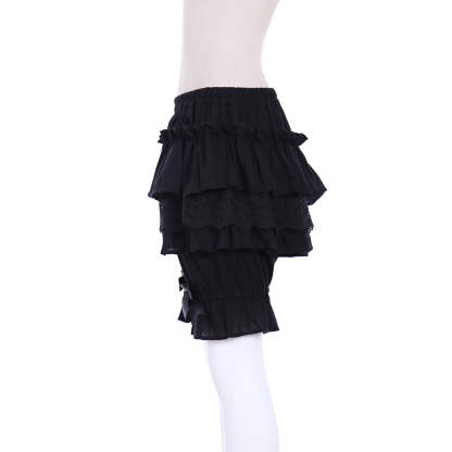Elegant Women's Pantaloons with Short Ruffles & Lace Trim | Astricos Cosplay Costumes-Astricos