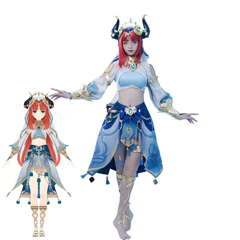 Genshin Impact Nilou Cosplay Costume - Sexy Women Halloween Party Outfit | Astricos-Astricos
