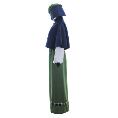 Vintage Victorian Medieval Carol Singer Dress for Halloween & Cosplay-Astricos