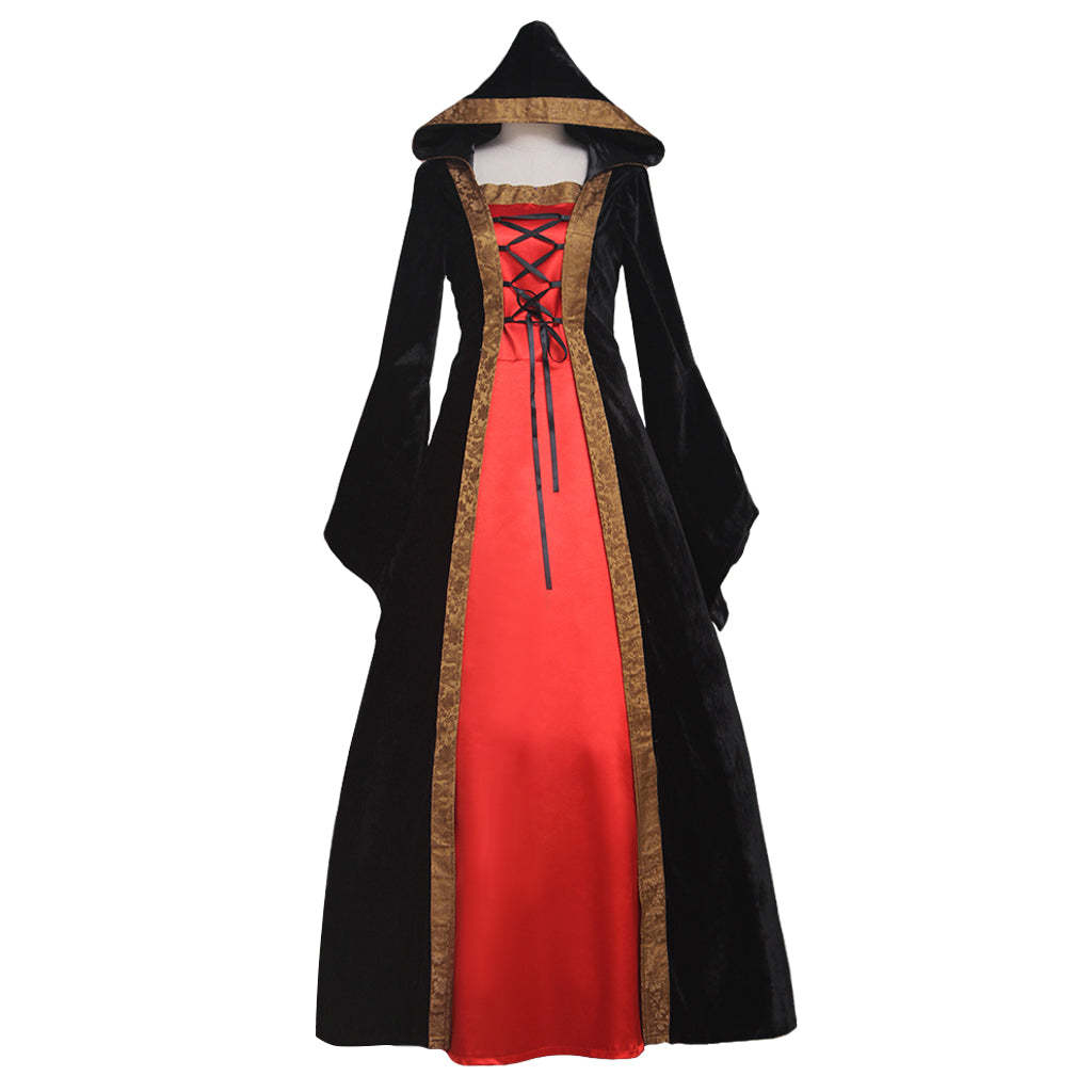 Medieval Punk Dress Cosplay Costume for Women | Halloween & Carnival Party | Astricos-Astricos