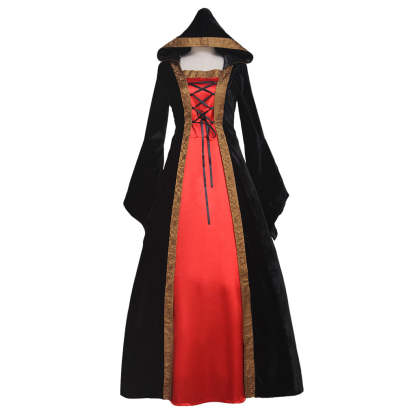 Medieval Punk Dress Cosplay Costume for Women | Halloween & Carnival Party | Astricos-Astricos