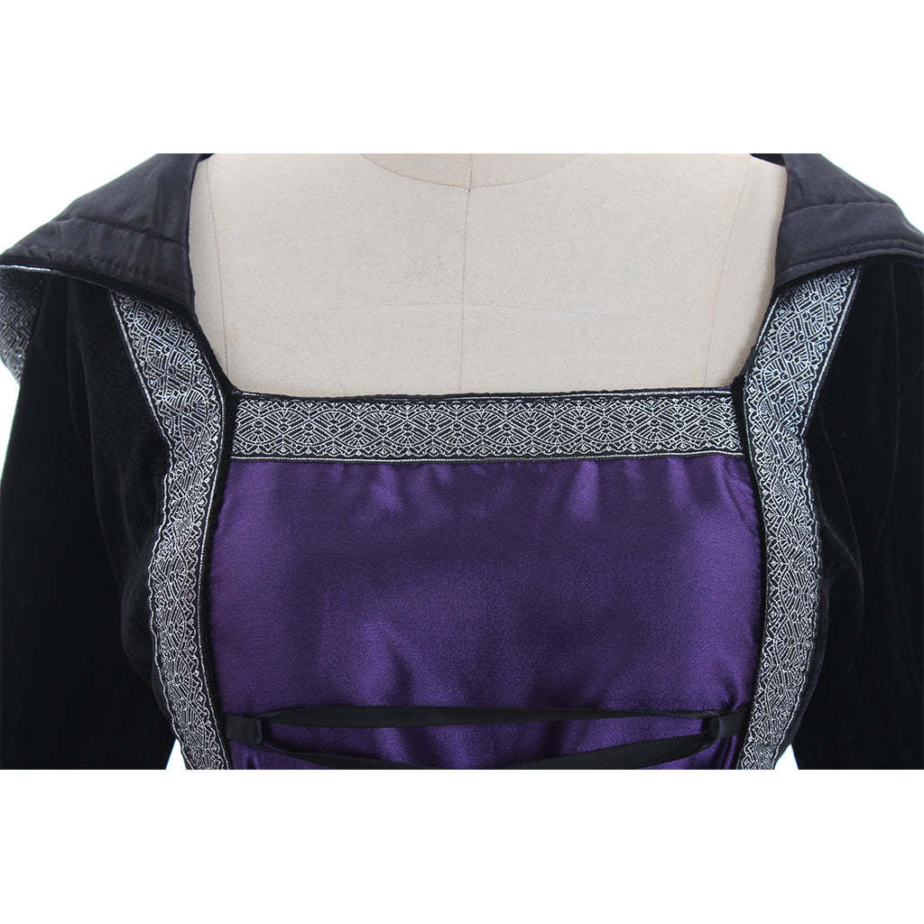 Medieval Retro Dress - Victorian Tudor Spanish Noble Cosplay Costume for Halloween & Carnival-Astricos