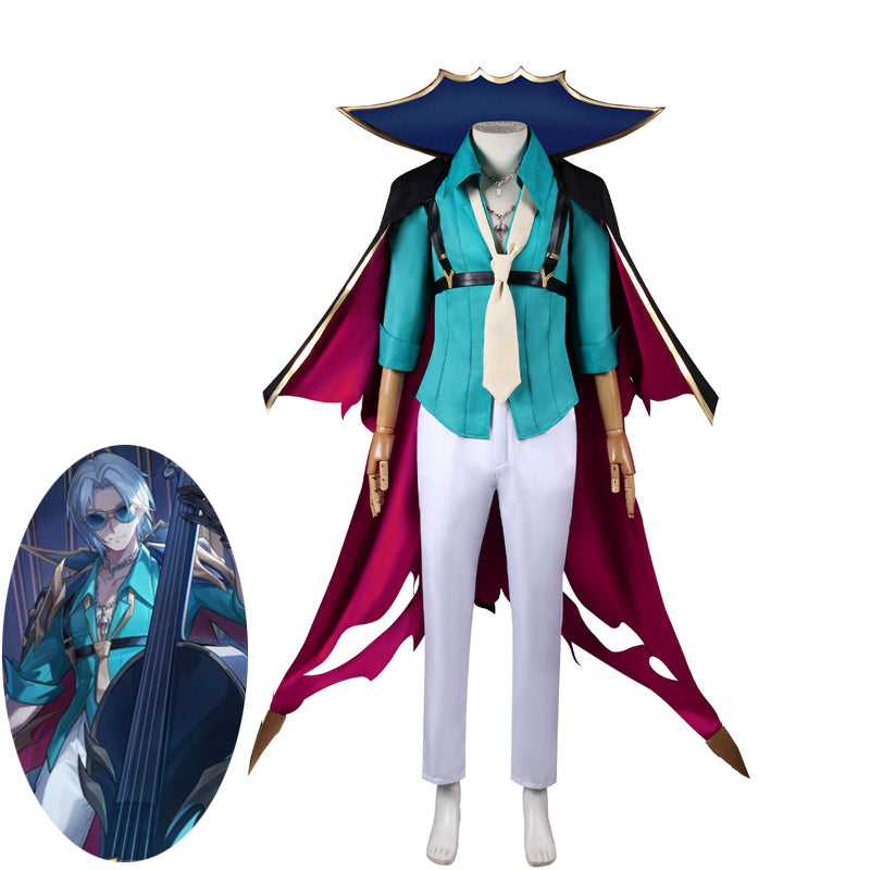 Honkai Star Rail Akash Cosplay Costume - Tuner of Ever-Flame Mansion for Halloween Party-Astricos
