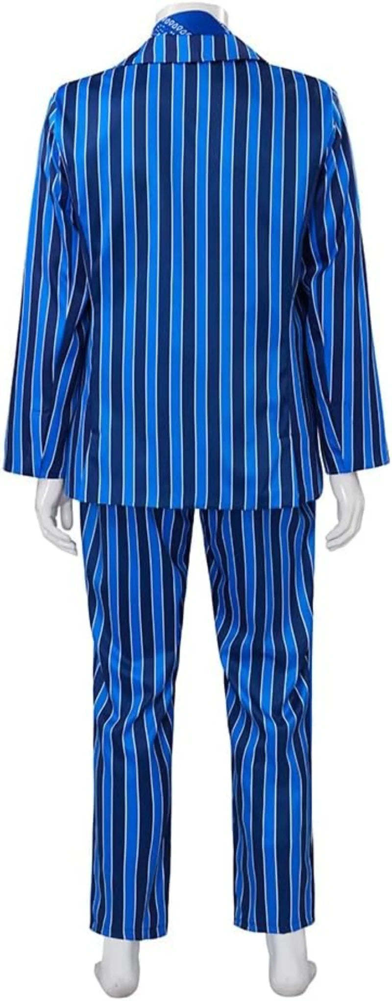 Men Austin Blue Spy Movie Cosplay Costume - 60s Vintage Espionage Outfit-Astricos