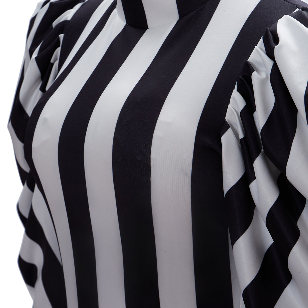 Official Licensed Beetlejuice Jumpsuit Cosplay Costume – Perfect for Halloween & Cosplay Events-Astricos