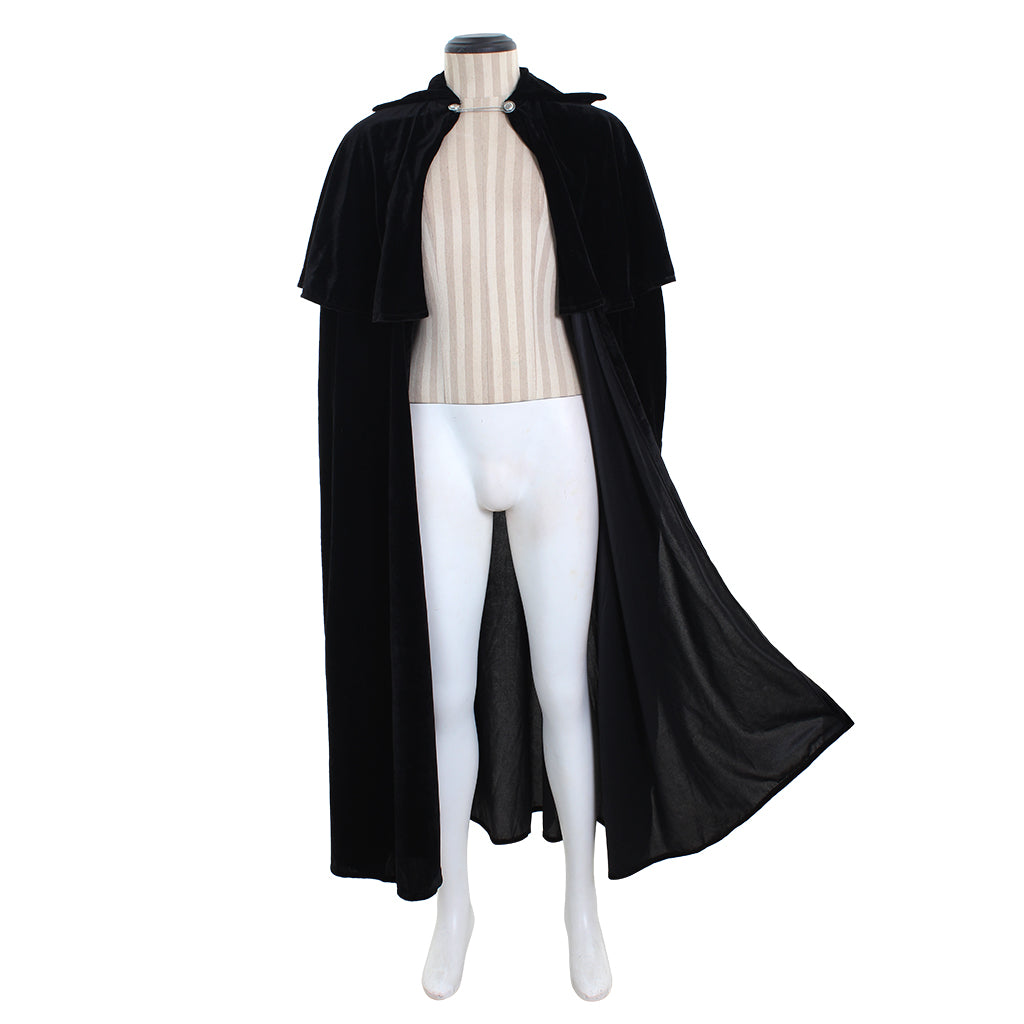 Unisex Black Canary Vampire Demon Cape - Halloween & Cosplay Costume for Witches, Wizards, and More-Astricos