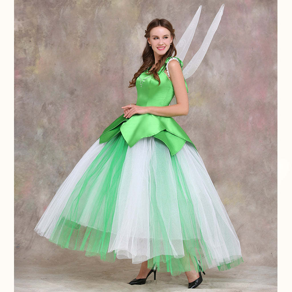 Disney Tinker Bell Fairy Cosplay Costume | Halloween & Party Outfit-Astricos