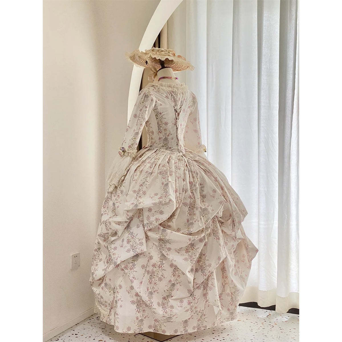 18th Century Rococo Dress - Marie Antoinette Royal Court Costume | Astricos-Astricos