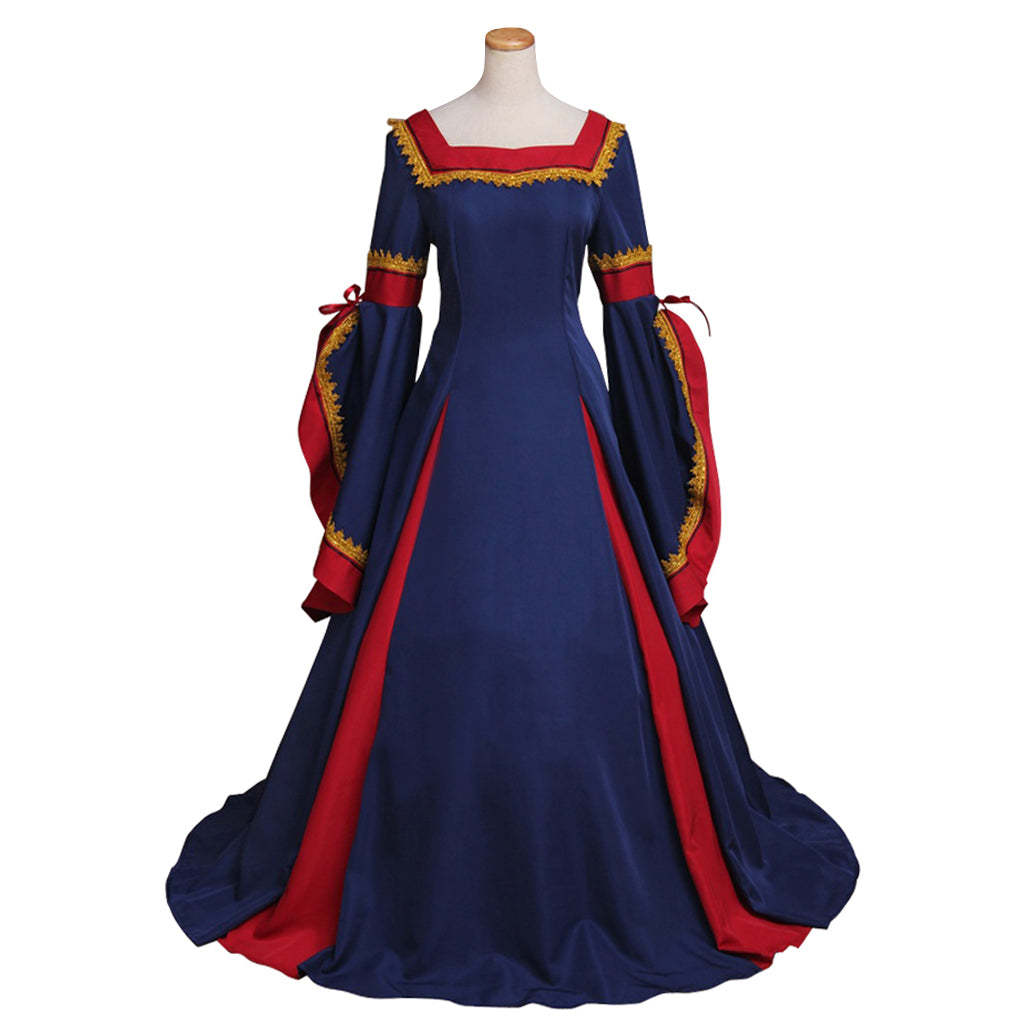 Custom Made Women's Spring Medieval Dress Costume - Vintage Victorian Renaissance Cosplay Gown-Astricos