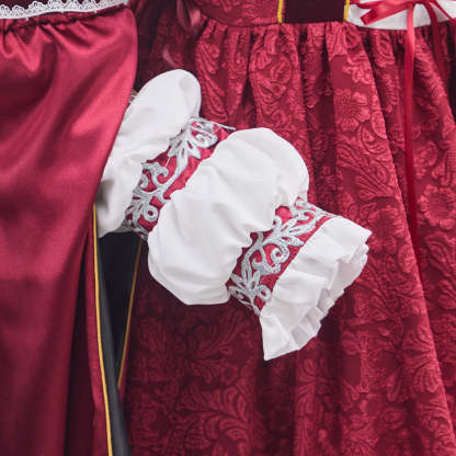 Tudor Dynasty Rose Pink Dress Cosplay Costume - Authentic Historical Outfit-Astricos