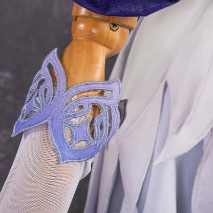 Robin Honkai Star Rail Cosplay Costume Set with Wig, Hairpins, Earrings, and Gloves-Astricos