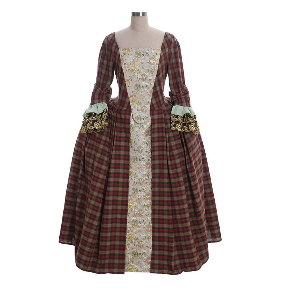 Outlander-Inspired Scottish Highlands Cosplay Dress for Women | 18th Century Costume-Astricos