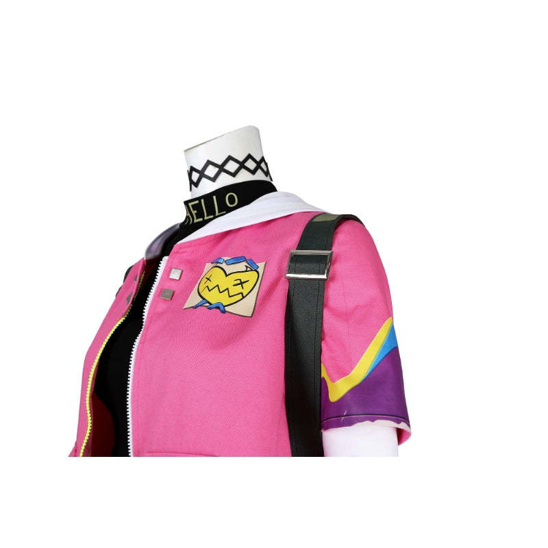 Valorant Clove Cosplay Costume - Pink Coat, Shirt, Pants for Women | Astricos-Astricos