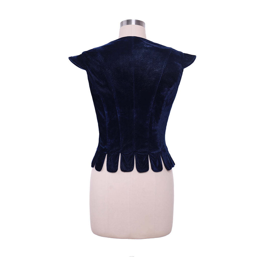 Vintage Medieval Princess Dress - Victorian Corset Tudor Queen Forest Vest | Astricos-Astricos