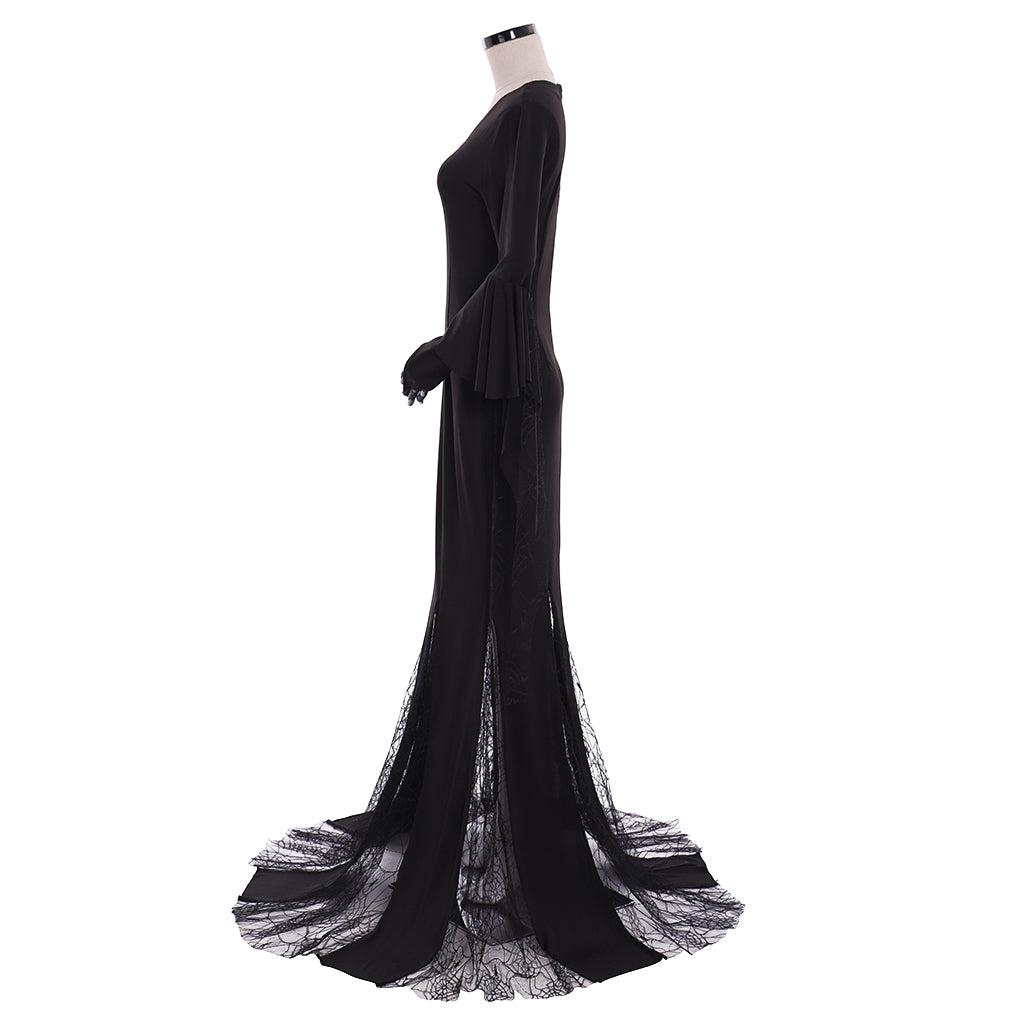 Gothic Ghost Vampire Dress for Women - Elegant Cosplay & Halloween Costume | Astricos-Astricos