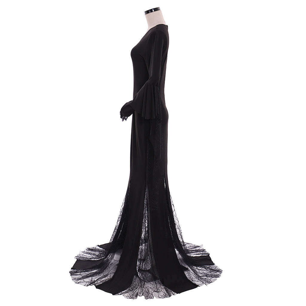 Gothic Ghost Vampire Dress for Women - Elegant Cosplay & Halloween Costume | Astricos-Astricos