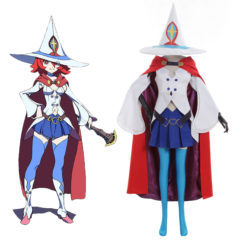 Little Witch Academia Lotte Jansson Cosplay Costume - Authentic Anime Outfit-Astricos